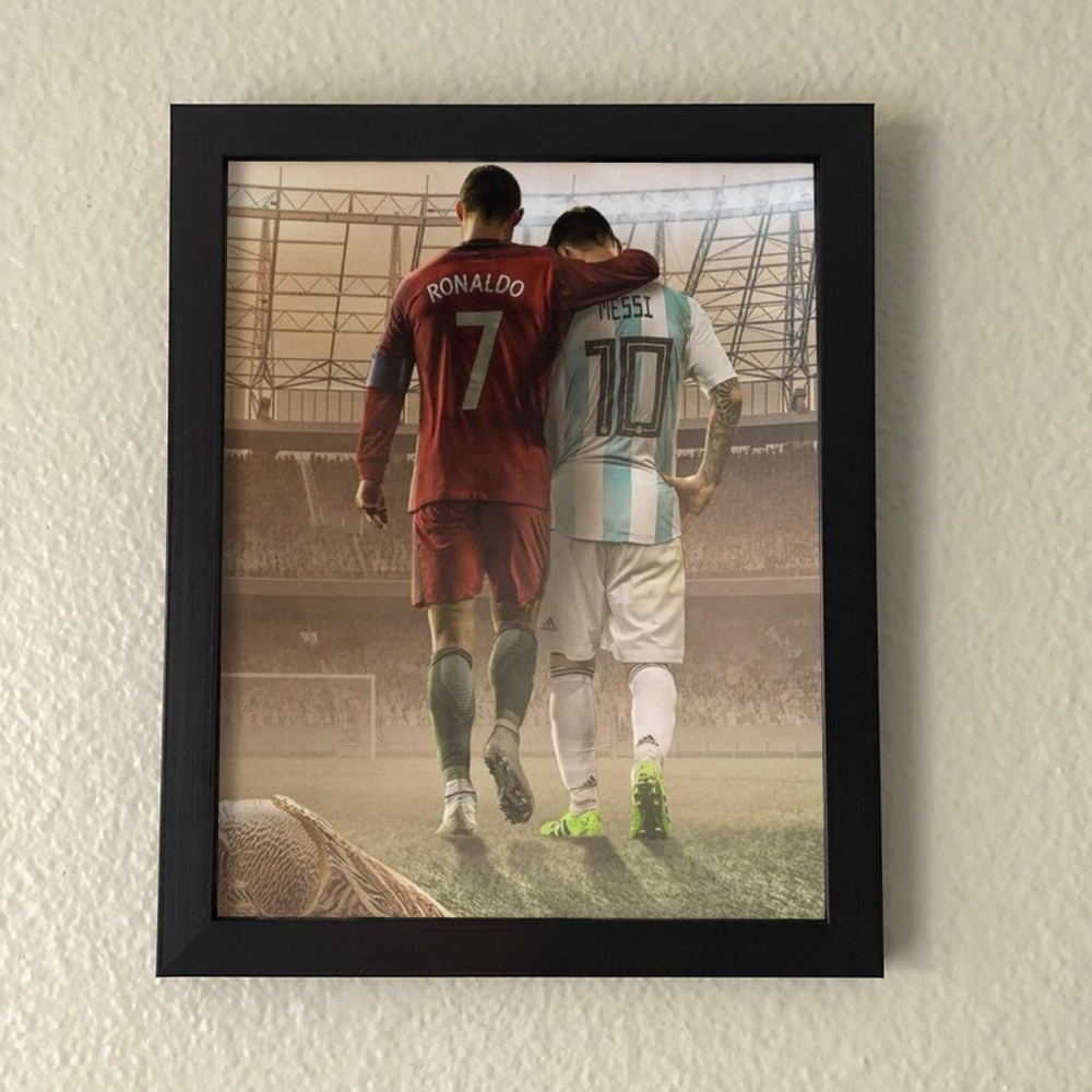 Ronaldo And Messi Wall Art